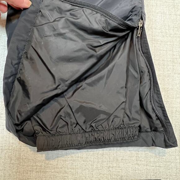 LL Bean Youth Girls Snow Ski pants Size 18 Insulated Black with Star Embroidery - Picture 8 of 9